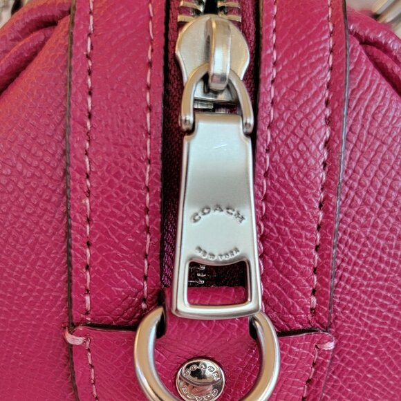 New Coach Rowan Satchel in Bright Violet with Wallet - Picture 7 of 11